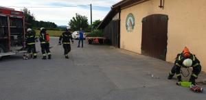 Gasilci pričnejo z delom